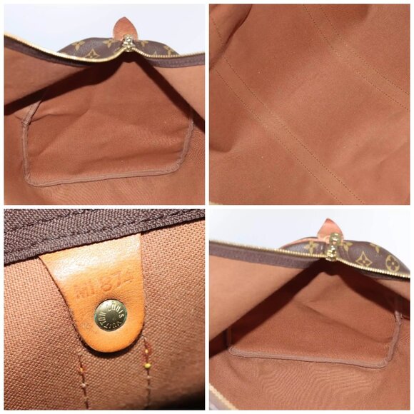 LOUIS VUITTON Monogram Keepall 60 Boston Bag M41422 LV Auth - Picture 15 of 16